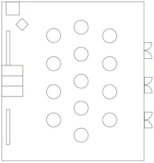 画像：煌（East＆Center）円卓